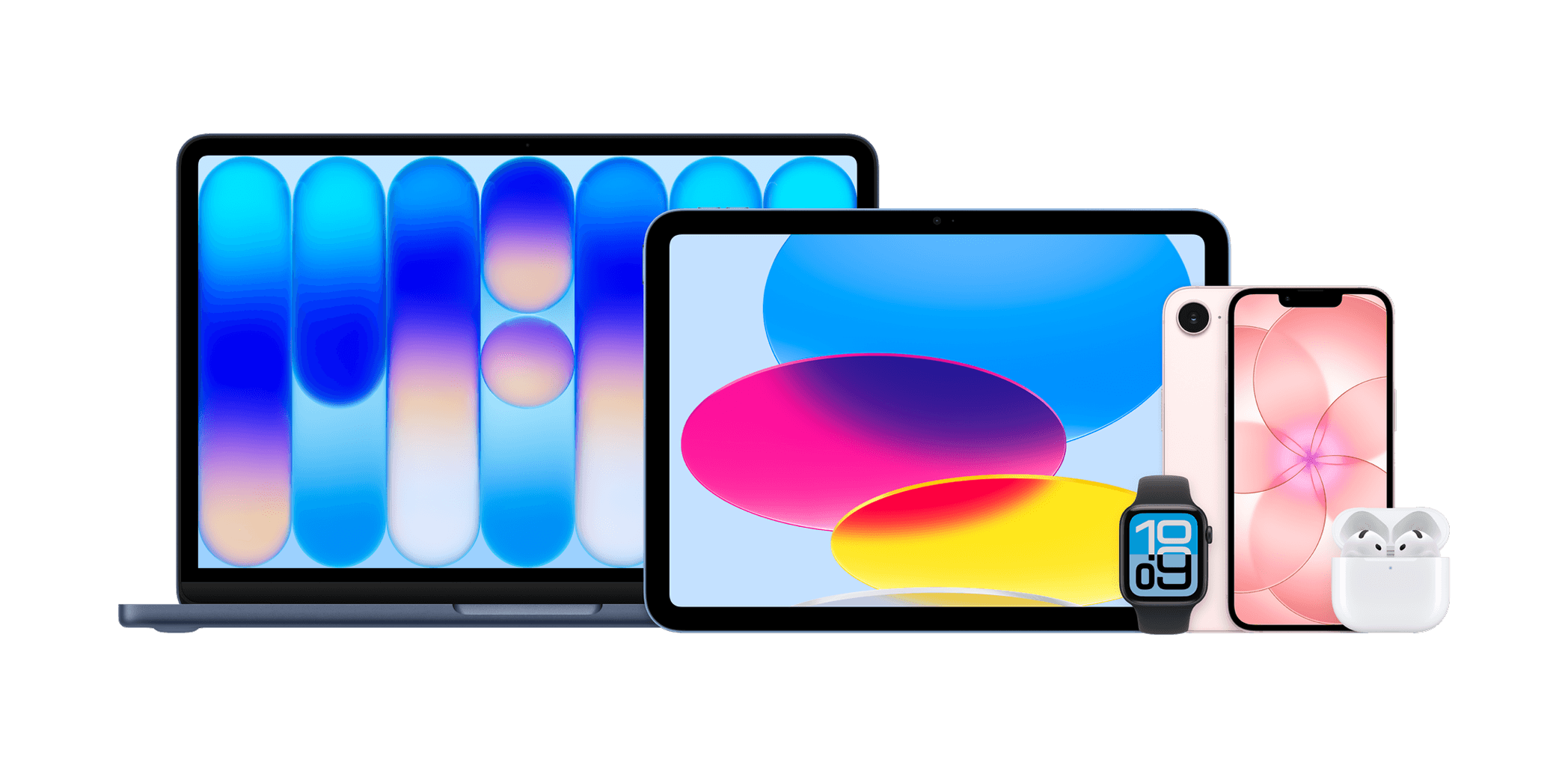 MacBook Air, iPad, Apple Watch, iPhone y AirPods, la línea Apple disponible en Abasteo