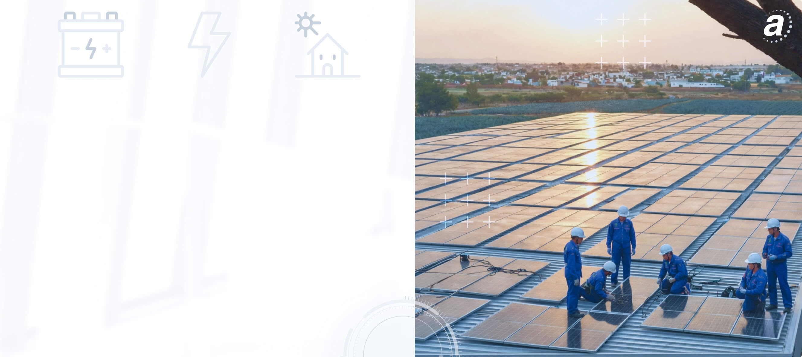 Servicio de instalación de paneles solares para empresas