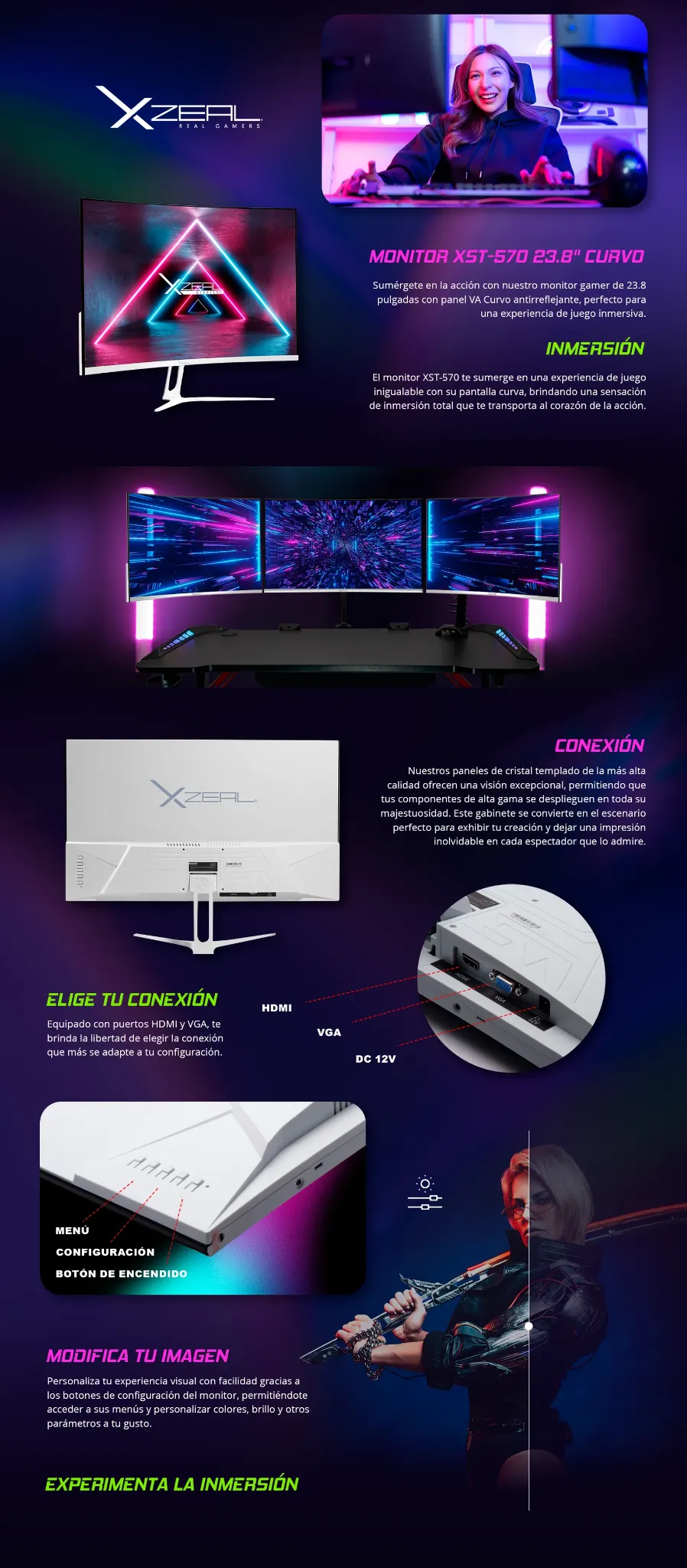Detalles del monitor
