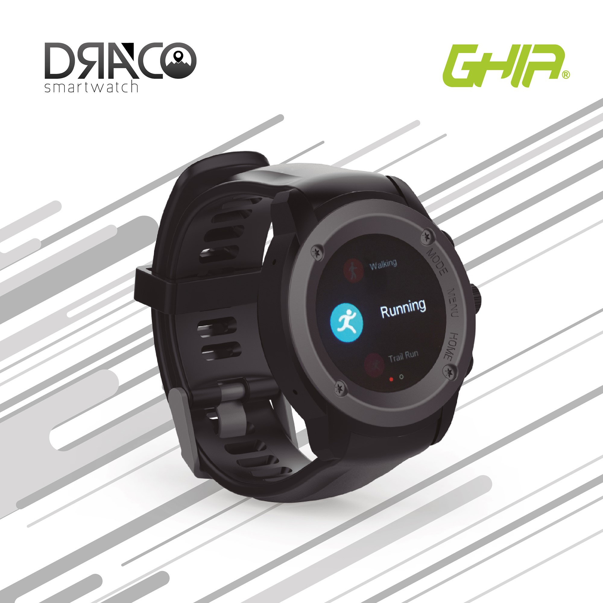 Venta de Ghia Smartwatch Draco, GPS, Bluetooth Rojo, GAC-072